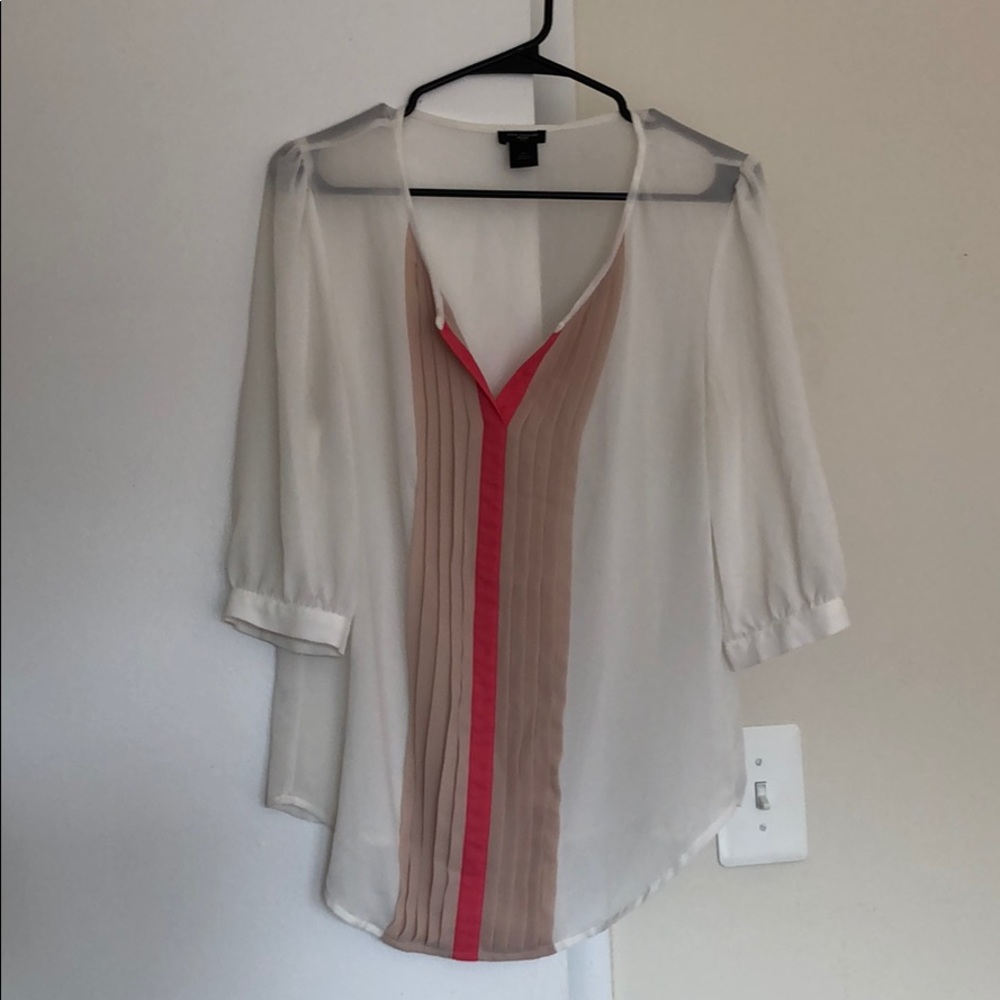 White Ann Taylor Blouse